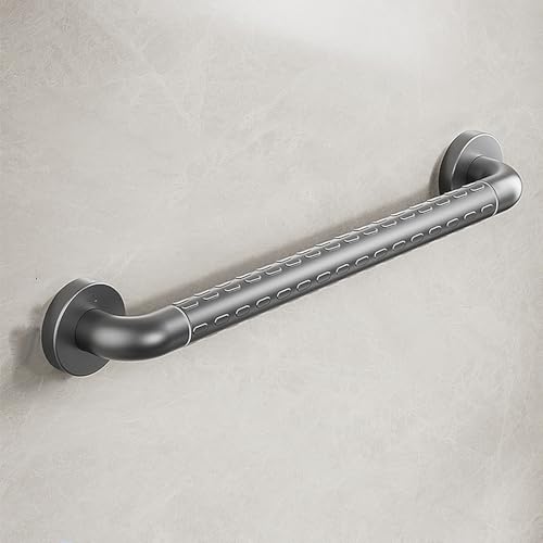 Grab Bars for Bathtubs and Showers Grab Bars for Seniors Toilet Safety Rails Bathroom Accessories Shower Rod Toilet Handle Elderly Assistance Products Grab Bars for Wall(Gray,19in/48cm)