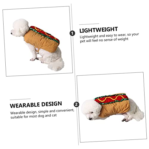 Disfraz ligero para perro Toyvian talla XXL naranja miniatura 2