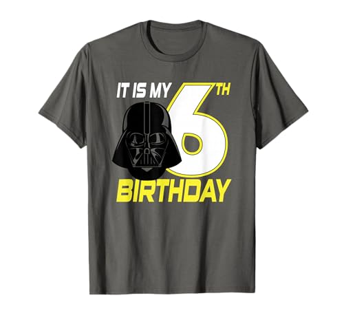 T-shirt Star Wars Darth Vader 6 ans pour anniversaire garçon