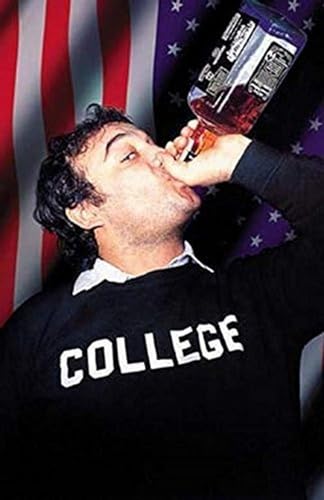 BUY ART FOR LESS Officially Licensed Animal House John Belushi Drinking Jack Daniels Art Poster - 34 x 24 Inch - Decorative Print - Poster Paper - Ready to Frame