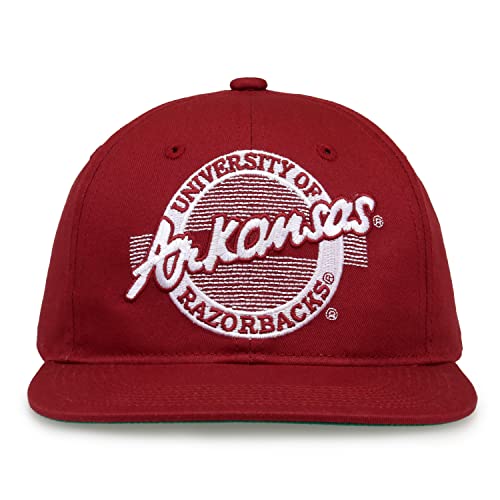 The Game NCAA Arkansas Razorbacks Retro Circle Design Hat, Adjustable, One Size