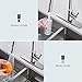 FORIOUS Chrome Kitchen Faucet with Pull Down Sprayer, High Arc Modern Classic Sink Faucet Stainless Steel with Deck Plate Fit for 1 or 3 Hole for Pot Filler Bar Farmhouse Laundry Rv