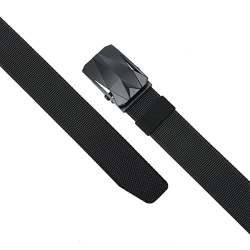Mens Belt Tactical Belt Military Belts Nylon Canvas Belt Big and Tall Size 33"-71" Automatic Buckle Waist Belt.2