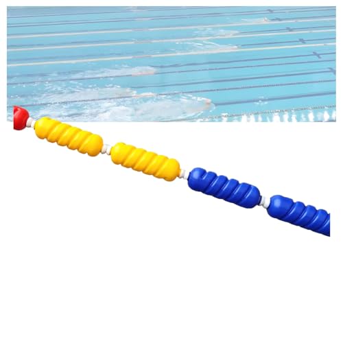 Échelle de piscine et zone de baignade sécurisée par ligne de séparation