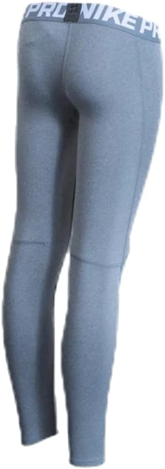 Nike Boys' Pro Dri-Fit Training Tights (Dark Heather Grey, X-Large)