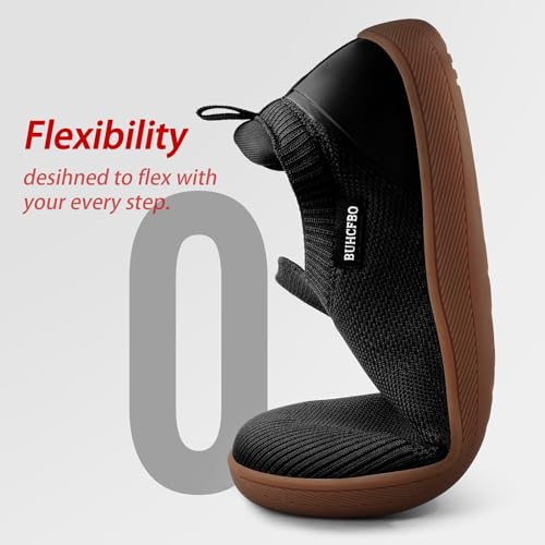 Men's Barefoot Shoes Minimalist Slip on Cross-Trainer Shoes Wide Toe Walking Shoes Zero Drop Sole Trail Running Sneakers Gym Workout Casual2