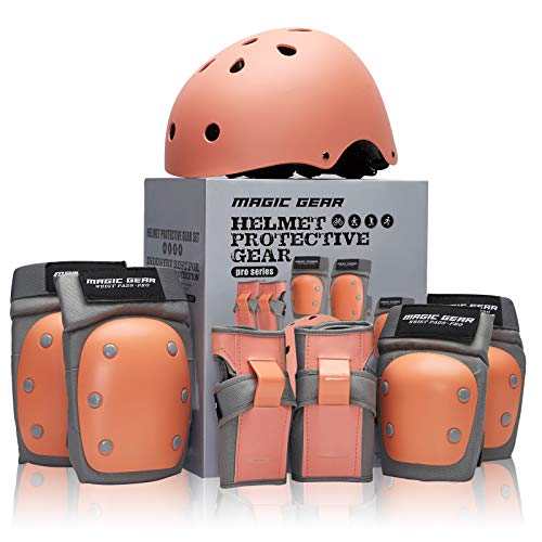 image for MAGIC GEAR Kid Bike Helmet - Skateboard Accessories - for Toddler,8-14