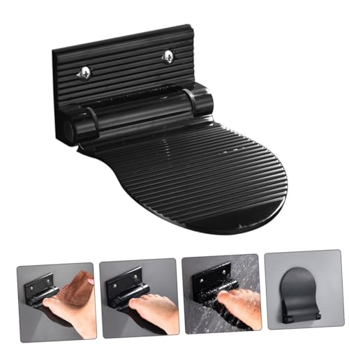 Support mural douche tablette de rasage étagère marchepied bain