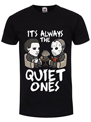 Image of Grindstore Men's It's Always The Quiet Ones T-Shirt Black