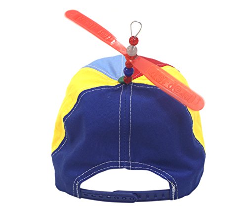 Kuzhi Multi-Color Propeller Hat - Baseball Style (Adult, Green Brim) - Image 3