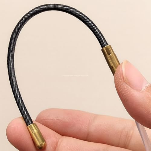 Eltos Elektrikçi Sustası İzoleli, Kablo Çekme Yayı, Balık Bandı, Plastik Kaplamalı, Çelik Kılavuz, Ergonomik, Düşük Sürtünme Uç, Tesisat Kablo Kanalı İçin, Esnek, Dayanıklı (10 m)
