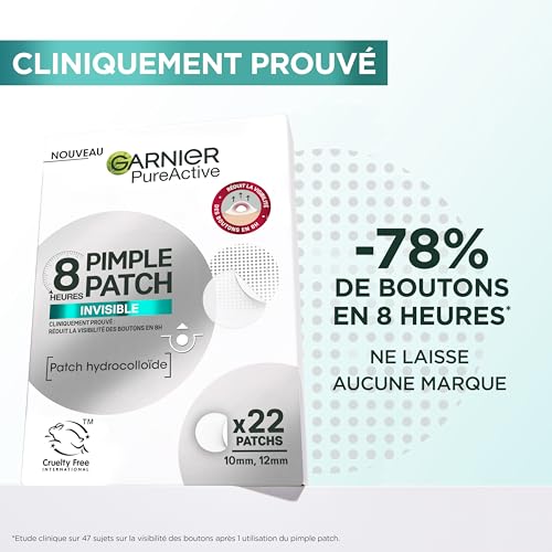 Patch bouton hydrocolloïde Garnier, soin réparateur discret pour tous - 3