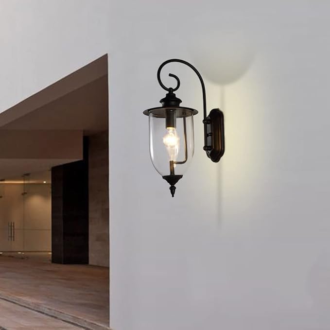 Likaixin19099 LED Buiten Wall Lamp, Chinese stijl Garden gemonteerde verlichtingsarmaturen, externe villa Corridor SCONCE, Industrial Deckers & Patio Lighting, voor de voorkant van de voordeur achtertuin photo 3