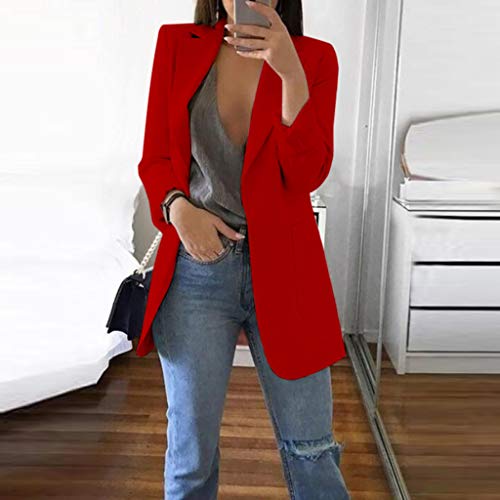 SHAOBGE Homecoming Blazers for Women 2024 Business Casual Plus Size Jackets Long Sleeve Back to School Dressy Fashion Blazer4