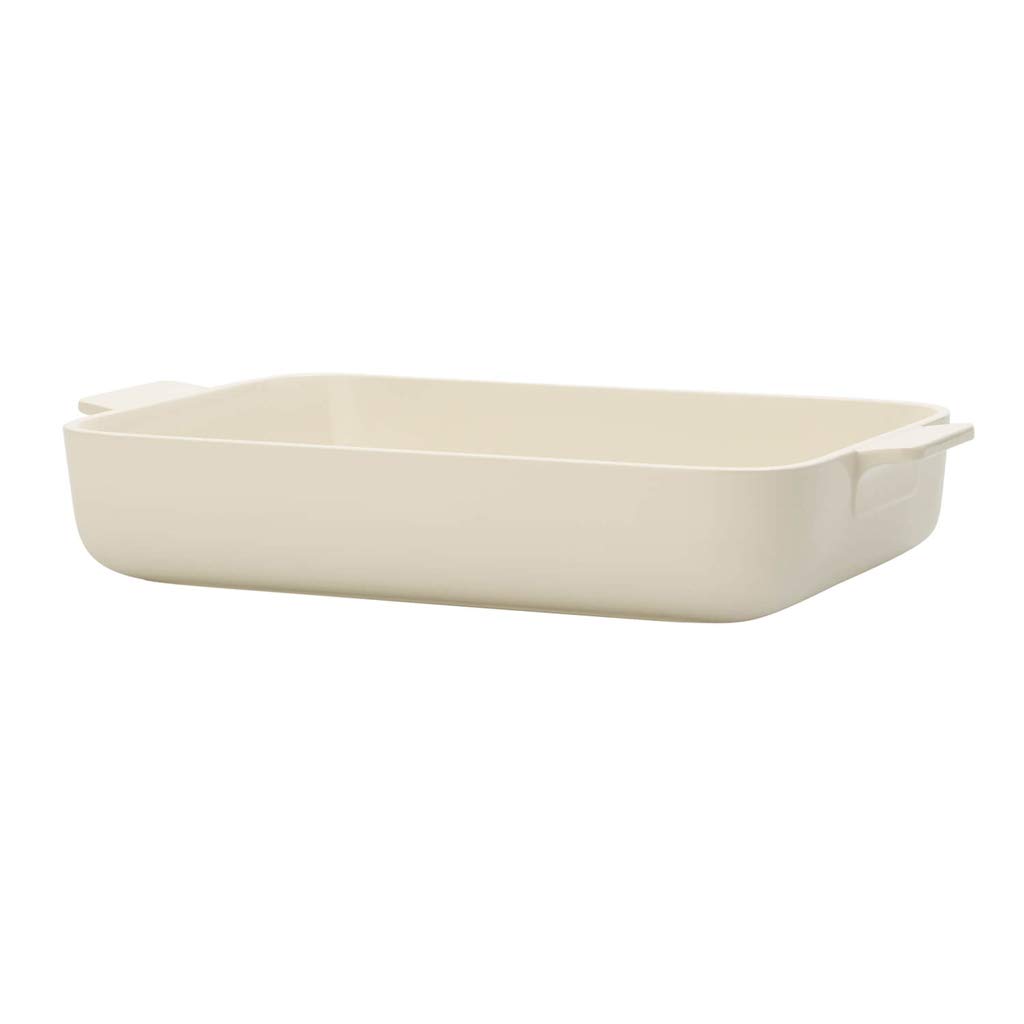 Villeroy & Boch Clever Cooking Plat à four rectangulaire, 34 x 24 cm, Porcelaine Premium, Blanc