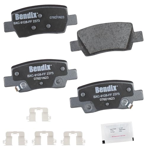 Image of Bendix Priority1 CFC2373 Ceramic Rear Brake Pads for Hyundai Elantra 2024-2021, Kia Seltos 2023-2021