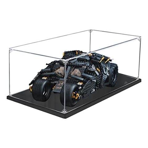 RGEAR Acryl Schaukasten Vitrine für Lego 76240 DC Batman Batmobile Tumbler Cover