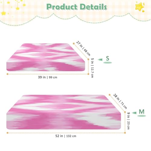 Drap imperméable berceau rose pour des nuits calmes et au sec