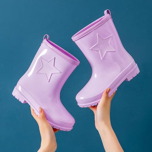 Bottes imperméables en caoutchouc enfant avec fermeture facile