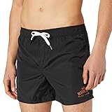 Replay Herren LM1075.000.83218 Badehose, Schwarz (098 Black), S