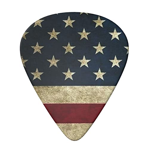 Lot de 6 médiators drapeau américain pour guitare acoustique, guitare électrique, basse, ukulélé – fins, moyens et épais - Les Beatles, Paul McCartney, John Lennon, RIngo Starr, George Harrison Lot de 6 médiators drapeau américain pour guitare acoustique, guitare électrique, basse, ukulélé - fins, moyens et épais – Image 4
