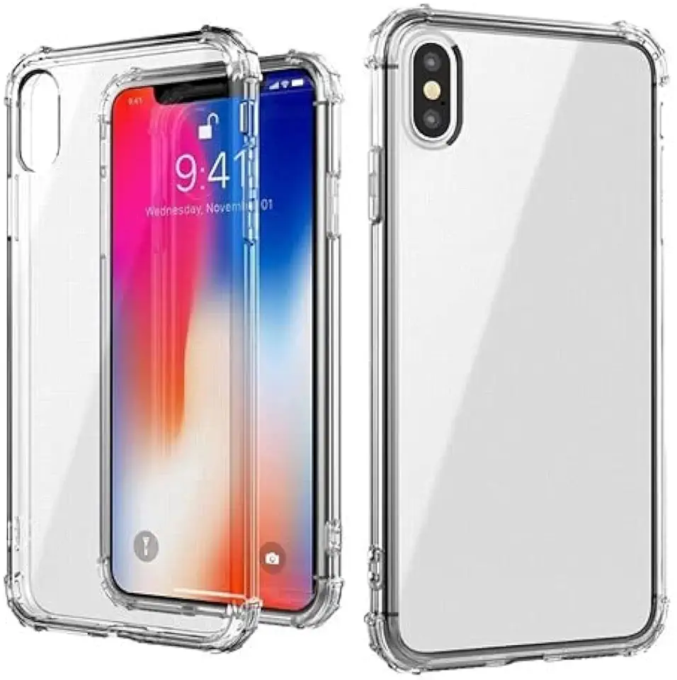 Capa Anti Impacto Transparente iPhone 6 7 8 Plus X Xr Xs Max