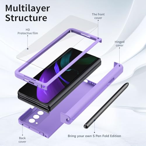 Funda Samsung Galaxy Z Fold 2 con soporte S Pen y cristal protector integrado 7