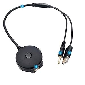Maso AMI MDI Mini Bluetooth 4.0 USB Audio Interface Muziek MP3 Adapter Kabel AUX voor Audi VW