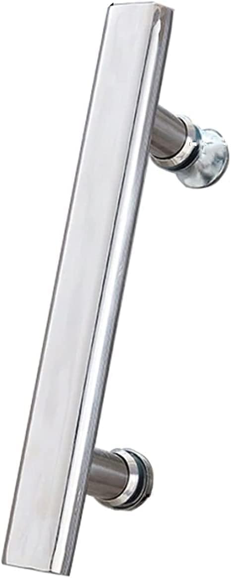 VIGANI Shower Glass Door Handle Pull Handle,Door Handle knob,Push and Pull Bar Stainless Steel Replacement Parts Internal/External Doors Shower Door Knobs (Size : 145mm) (Size : 600mm)