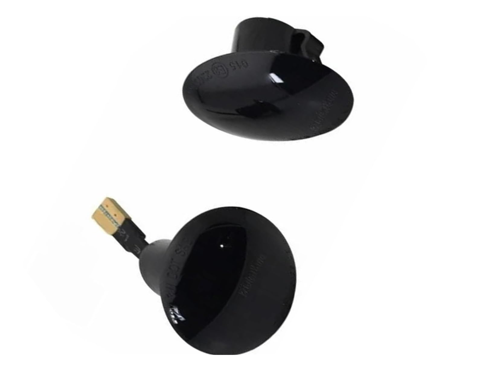 Indicatori direzione dinamici Per Mitsubishi Per Canter V-Type 2005-2012 Luci Luci Posizione Laterali Indicatori Direzione LED Lampade Dinamiche T10 2(Smoked Black 1pair)