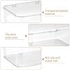 Plastic Box with Lid, Clear Storage Bins Containers Large Stackable Pencil Box Drawer Organizer Containers 8.9 X 6.5 X 3.9in for Organizing Art Craft, Sewing, Makeup, Nail Supplies