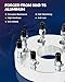 KAX 5x114.3 to 5x100 Wheel Adapters,1 inch 5 Lug Centric Wheel Adapters (Changes Bolt Pattern) fit for Ranger, S2000, Grand Voyager, Prowler, Voyager, Vision with M12x1.5 Studs 73.1mm Hub Bore,4pcs