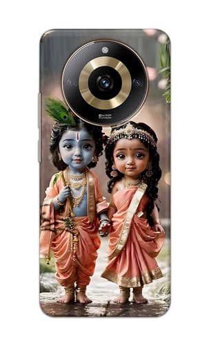 Image of Printed Hard Back Cover for Realme Narzo 60 5G Back Cover (Radha Krishna Love -J2) -190724(EA)