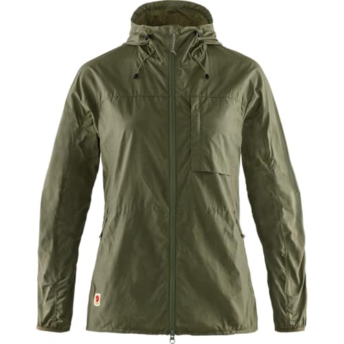 Image of Fjallraven High Coast Wind Women's Wind Jacket - Wind Resistant Shell, Lightweight Fabric, Packable Design - Hiking, Trekking