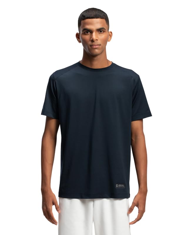 elevar Men’s Aerochill™ Gym & Sports Dry Fit Tshirt | India's 1st Cooling Workout T Shirt with Graphene Infused Fibers - for HydroWick Tech, Activated SPF, Anti-Odour & Quick-Dry-picture-17