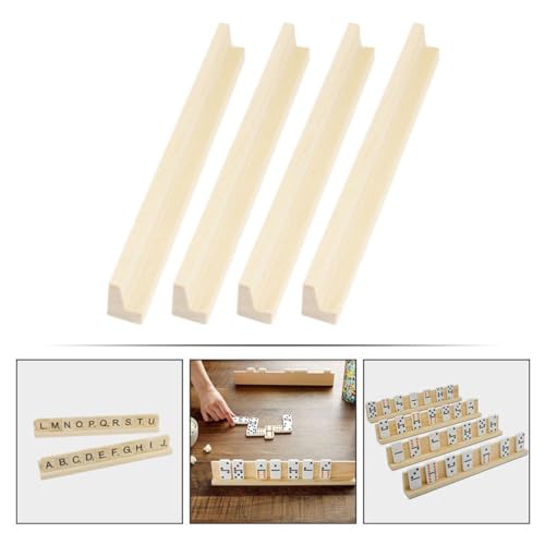 Bandejas de Domino de Madera 4 Piezas 7.48 Pulgadas miniatura 6