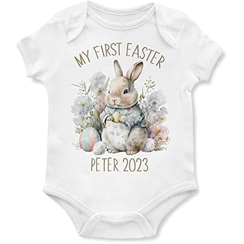 Personalised My First Easter Bunny Babygrow Cover