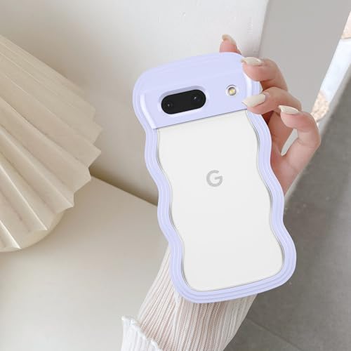 Coque Google Pixel 9 / 9 Pro violette à design vague mignon QLTYPRI