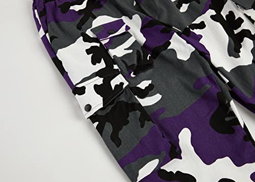 Esobo Men's Military Training Athletic Camouflage Pants Multi-Color Cotton Hiking Tactical Pant #TOP4