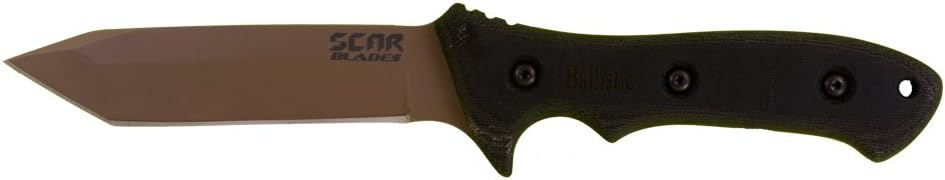 Ballistic Knife, Powdercoat Gray/Brown/Black