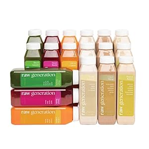3-Day Protein Cleanse by Raw Generation® – High Protein Juice Cleanse with Dairy and Soy-Free Protein Smoothies / Gets…