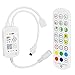 Brynnl Control remoto de luces LED con controlador, controlador WiFi de tira de luz LED RGB, 24 teclas inalámbricas para tiras de luces multicolores, compatible con Alexa / Google Home
