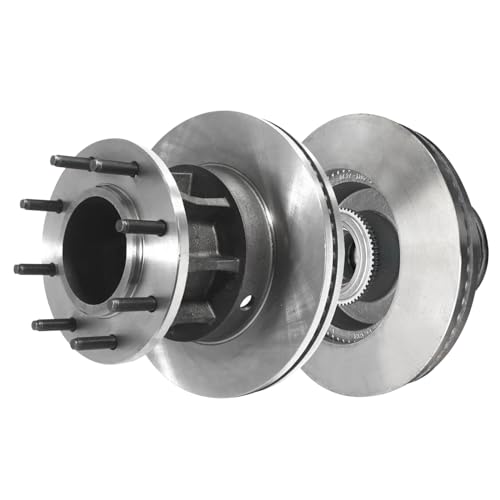 Image of Detroit Axle - RWD Front Brake Rotors for 2013-2026 Ford F-350 Super Duty [DRW], Disc Brake Rotors Replacement : 14.29 inch inch Front Rotors