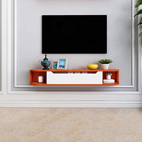 Floating-TV Schrank Moderne Media Console Rack-TV Brett Rack-Blu-ray Player Media Entertainment-Center Videospielkonsole