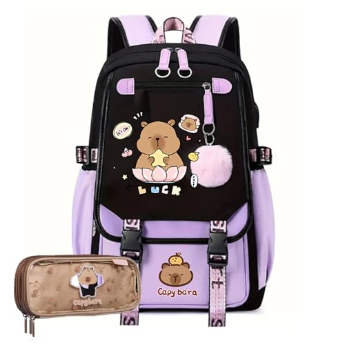 Sac à dos capybara cadeau idéal de rentrée scolaire pour enfant