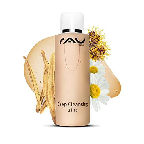 RAU Deep Cleansing 2in1 200 ml - Nettoyant visage en profondeur. Lotion tonique nettoyante visage, eau démaquillante. Ce soin visage tonifiant nourrissant a également un effet antibactérien, anti-inflammatoire, apaisant et astringent Cover