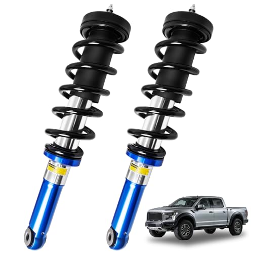 HL3Z-18124-B 2PCS Front Shock Strut Assembly Fit for 2017-2024 Ford F-150 Raptor, Fit for 2017-2019 Ford F-150 King Ranch, Platinum, SSV, XL, XLT Replaces HL3Z-18124-D HL3Z-18124-A