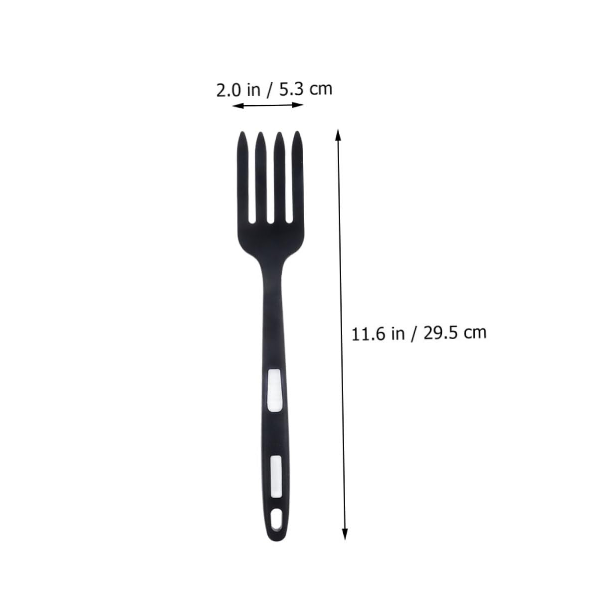 BRIGHTFUFU 2Pcs Silicone Cooking Fork Flexible Heat Resistant Kitchen Forks for Dishwasher and Silicone Utensils for Daily Use