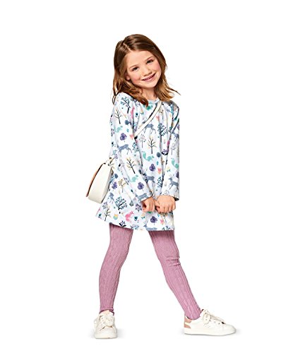 Burda cartamodello Kids 9351 Maglietta e Vestito