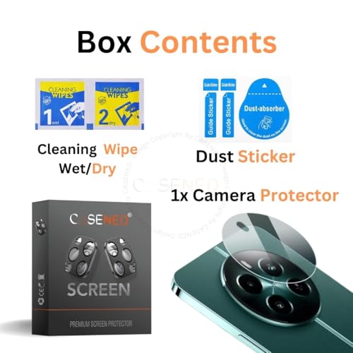 Image of Clear Camera Lens Protector for Realme 12 5G - 9H Tempered Glass, Scratch-Resistant Camera Glass Protector